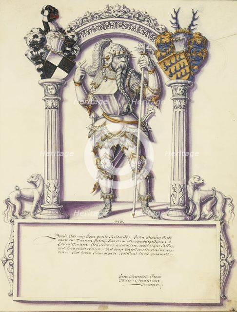 Otto Hohenzollern; Chronicle of the Hohenzollern Family, about 1572. Creator: Jorg Ziegler.