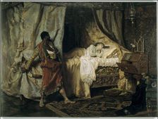Othello and Desdemona, Muñoz Degrain oil 1880