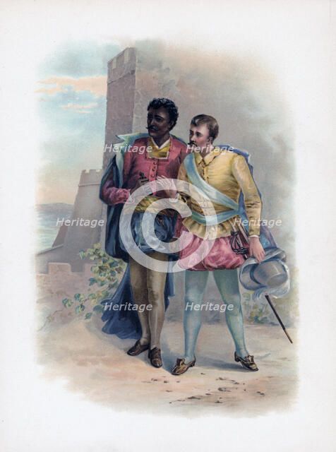 'Othello and Iago', 1891. Artist: Unknown