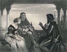 Othello Relating His Adventures c1870. Artist: T. Vernon