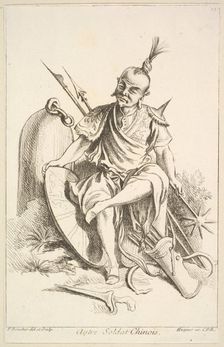 Other Chinese Soldier, 1738-45. Creator: Francois Boucher