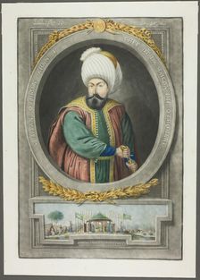 Othman Kahn I, from Portraits of the Emperors of Turkey, 1815. Creator: John Young