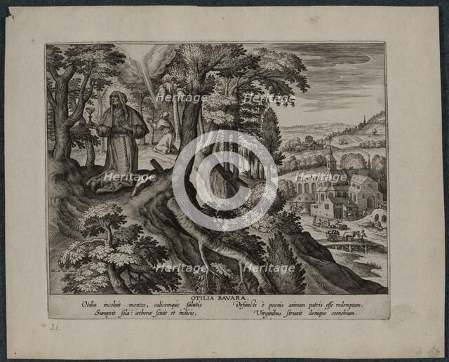 Otilia Bavara. Creator: Adriaen Collaert (Flemish, 1560-1618).