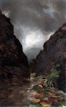 Otira Gorge, c1893. Creator: Petrus van der Velden