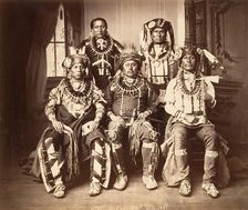 Otoe-Missouria Delegation, 1881. Creator: Attributed to John K. Hillers