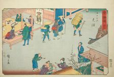 Otsu-No. 54, from the series "Fifty-three Stations of the Tokaido (Tokaido gojusan..., c. 1847/52. Creator: Ando Hiroshige