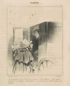 Ou ça bourgeois? C'est-il a l'heure ou ..., 19th century. Creator: Honore Daumier