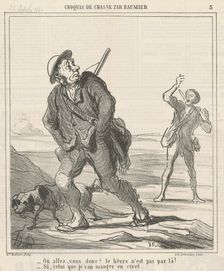 Ou allez-vous donc?, 19th century. Creator: Honore Daumier