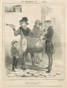 Ou peut on être mieux ..., 19th century. Creator: Honore Daumier