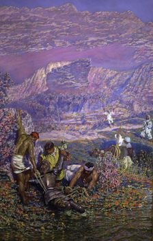 Out of the water (part 2, chapter 29), episode of Don Quixote, character of Miguel de Cervantes …