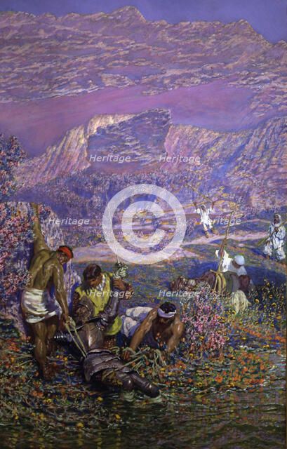 Out of the water' (part 2, chapter 29), episode of Don Quixote, character of Miguel de Cervantes …