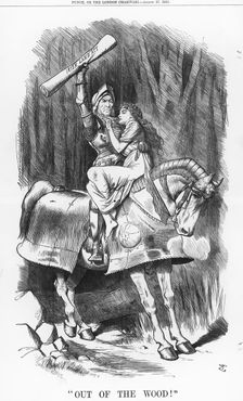 "Out of the Wood!", 1881. Creator: Joseph Swain