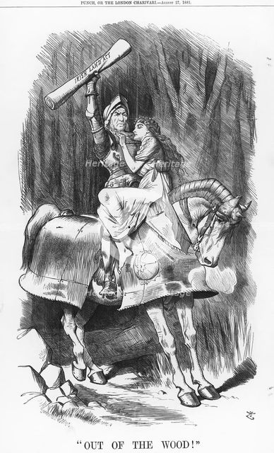 "Out of the Wood!", 1881. Creator: Joseph Swain.