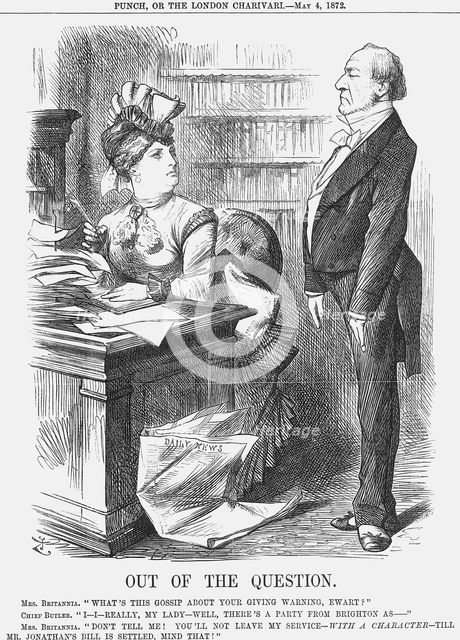 'Out of the Question', 1872. Creator: Joseph Swain.