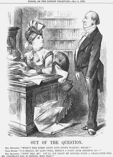 Out of the Question 1872. Creator: Joseph Swain