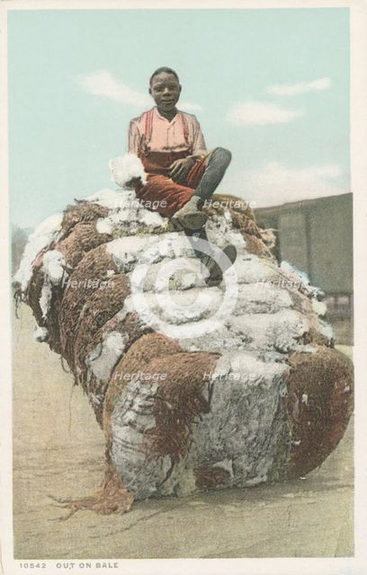 Out on Bale, ca.1898 - 1931. Creator: Detroit Publishing Company.