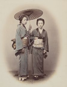 Out for a Walk, 1868. Creator: Felice Beato