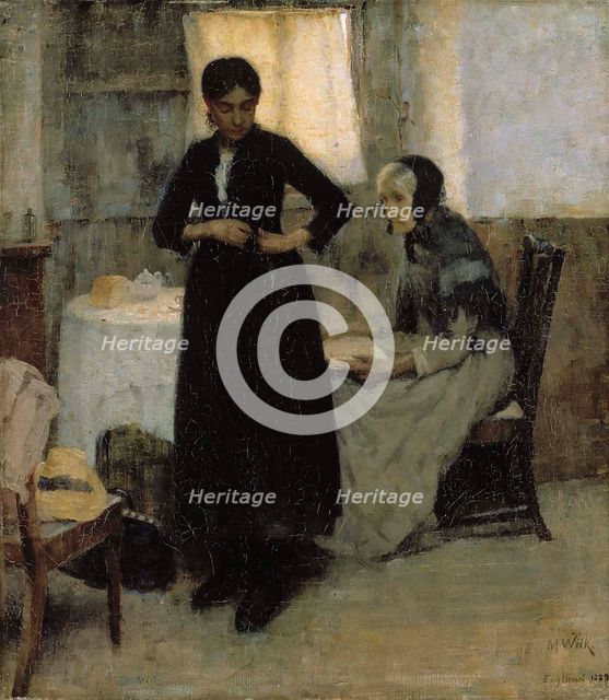 Out into the World, 1889. Creator: Maria Wiik.