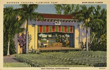 Outdoor Theatre, Flamingo Park, Miami Beach, Florida, USA, 1936