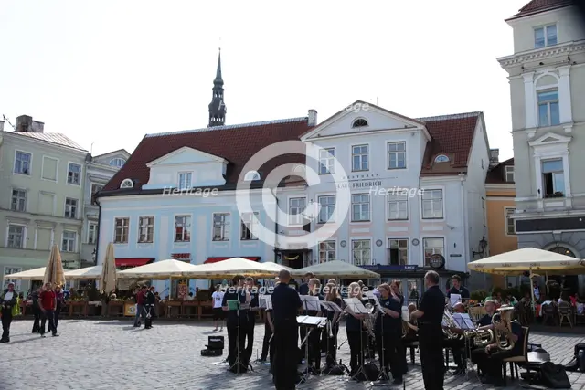 Outdoor concert in Town Hall Square, Tallin, Estonia, 2011. Creator: Sheldon Marshall.
