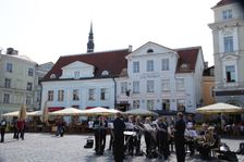 Outdoor concert in Town Hall Square, Tallin, Estonia, 2011. Creator: Sheldon Marshall