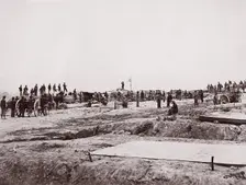 Outer Confederate Line at Petersburg. Captured by 18th Corps, June 15, 1864, 1864. Creator: Tim O'Sullivan