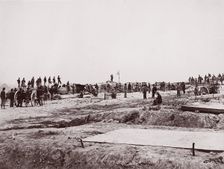 Outer Confederate Line at Petersburg. Captured by 18th Corps, June 15, 1864, 1864. Creator: Tim O'Sullivan