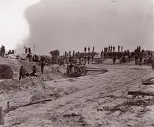 Outer Confederate Line, Petersburg, Captured June 15, 1864, 1864. Creator: Tim O'Sullivan