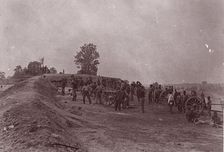 Outer Confederate Line, Petersburg, Captured June 15, 1864, 1864. Creator: Tim O'Sullivan