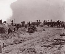 Outer Confederate Line, Petersburg, Captured June 15, 1864, 1864. Creator: Tim O'Sullivan