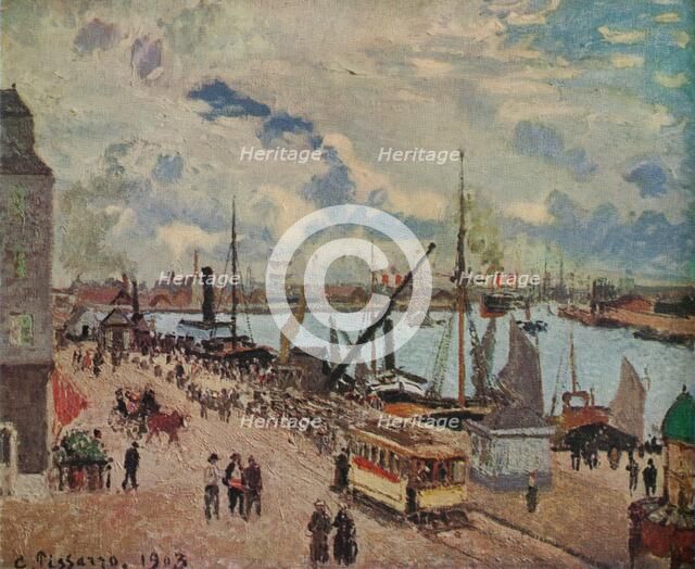 'Outer Harbour of Le Havre', 1903. Artist: Camille Pissarro.