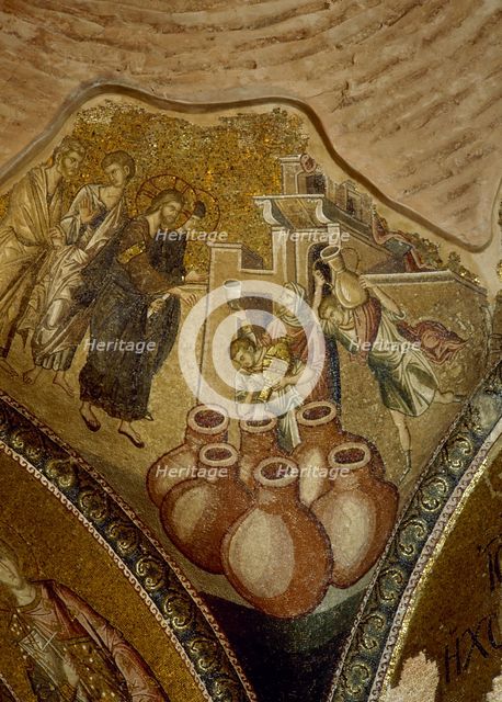 Outer Narthex Mosaic, Church of the Holy Saviour, Istanbul, Turkey, Byzantine style, 14th century. Creator: Unknown.