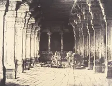Outer Prakarum on the North Side of the Temple of the God Sundareshwara, January-March 1858. Creator: Captain Linnaeus Tripe
