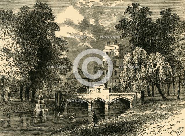 'Outfall of Westbourne', c1876. Creator: Unknown.