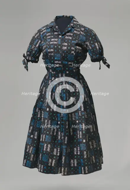 Outfit worn by Carlotta Walls to Little Rock Central High School, 1957. Creator: Unknown.