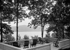 Outlook at Rogers Rock, Lake George, N.Y., between 1900 and 1905. Creator: Unknown