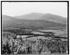 Outlook from Beecher's Pulpit, Twin Mountain House, White Mountains, N.H., between 1901 and 1906. Creator: Unknown