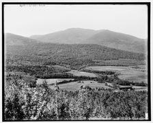 Outlook from Beecher's Pulpit, Twin Mountain House, White Mountains, N.H., between 1901 and 1906. Creator: Unknown
