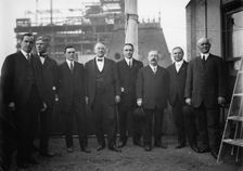 Outlaw League executives: left to right, Marshall Henderson, co-owner Pittsburgh..., 1912. Creator: Bain News Service
