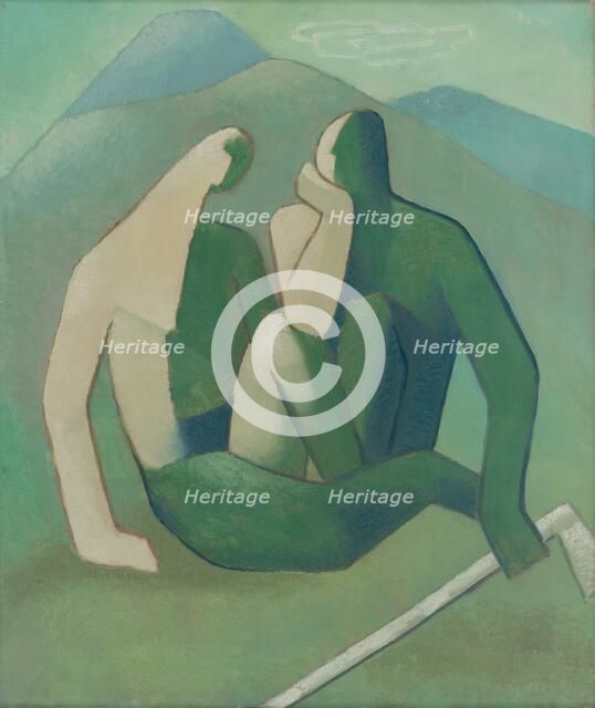 Outlaws (Green Outlaws), around 1932. Creator: Mikulas Galanda.