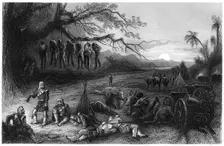 Outlaying picket of the Highland Brigade 1857, (c1860)
