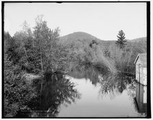 Outlet of Squam Lake, N.H., between 1900 and 1906. Creator: Unknown