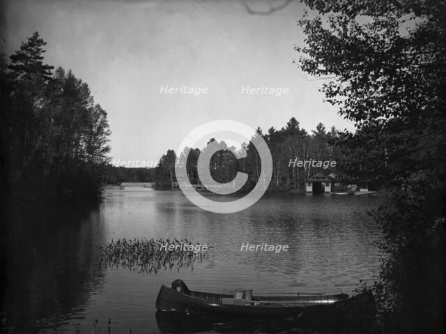Outlet, Upper St. Regis Lake, Adirondack Mountains, The, c1903. Creator: Unknown.