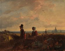 Outside the city, c1837-1840. Creator: Carl Spitzweg
