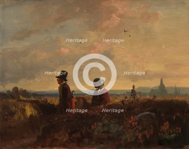 Outside the city, c1837-1840. Creator: Carl Spitzweg.