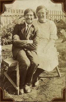 Outside the House, 1925. Creator: Unknown