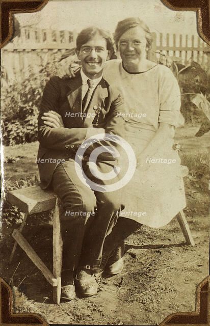 Outside the House, 1925. Creator: Unknown.