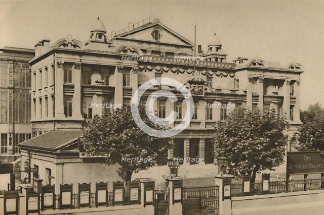 'Outside the People's Palace in the Mile End Road', c1935. Creator: Donald McLeish.