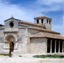 Outside view of the Church of Santa Maria de Wamba