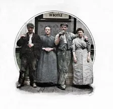 Outside a public house, London, c1903 (1903)